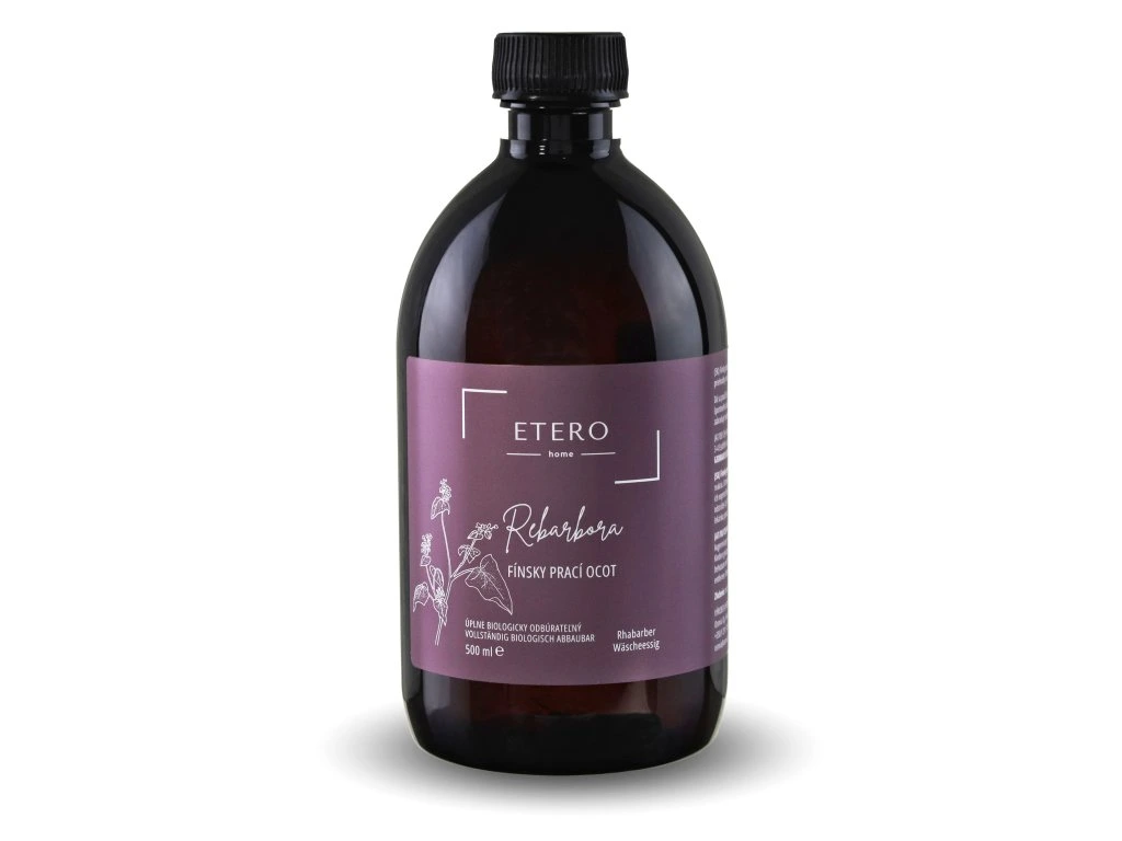 Finnish  Laundry Vinegar - Rhubarb 500 ml